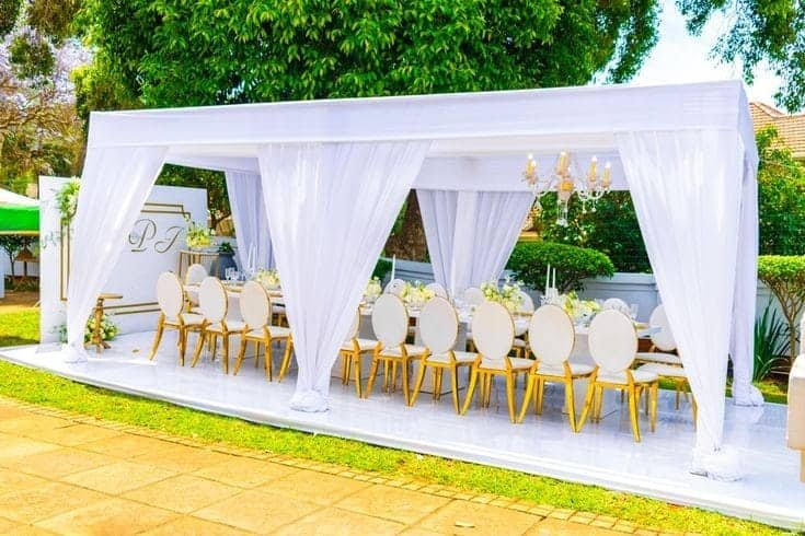Original outdoor cabana event tent