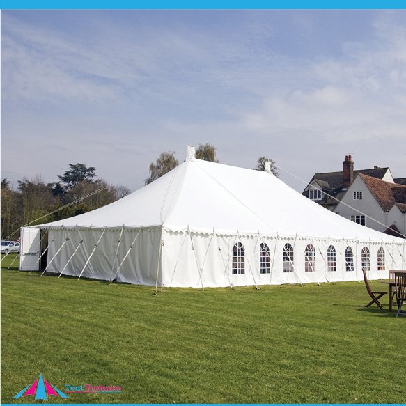 Peg and pole event tent sold by Tent Technics